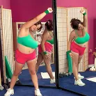 Tatiana Blair in 'Short 'N' Stacked Workout'