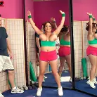 Tatiana Blair in 'Short 'N' Stacked Workout'